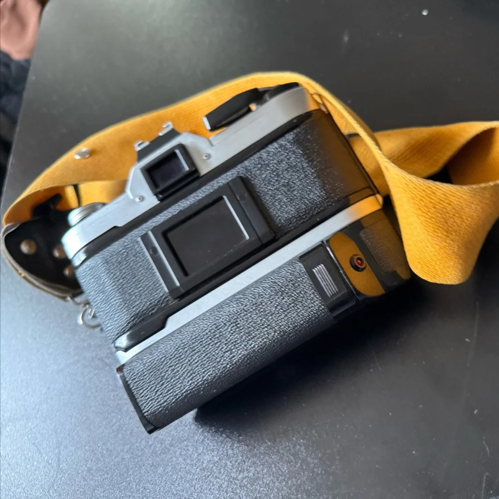 Canon AE-1 Camera with Yellow Strap